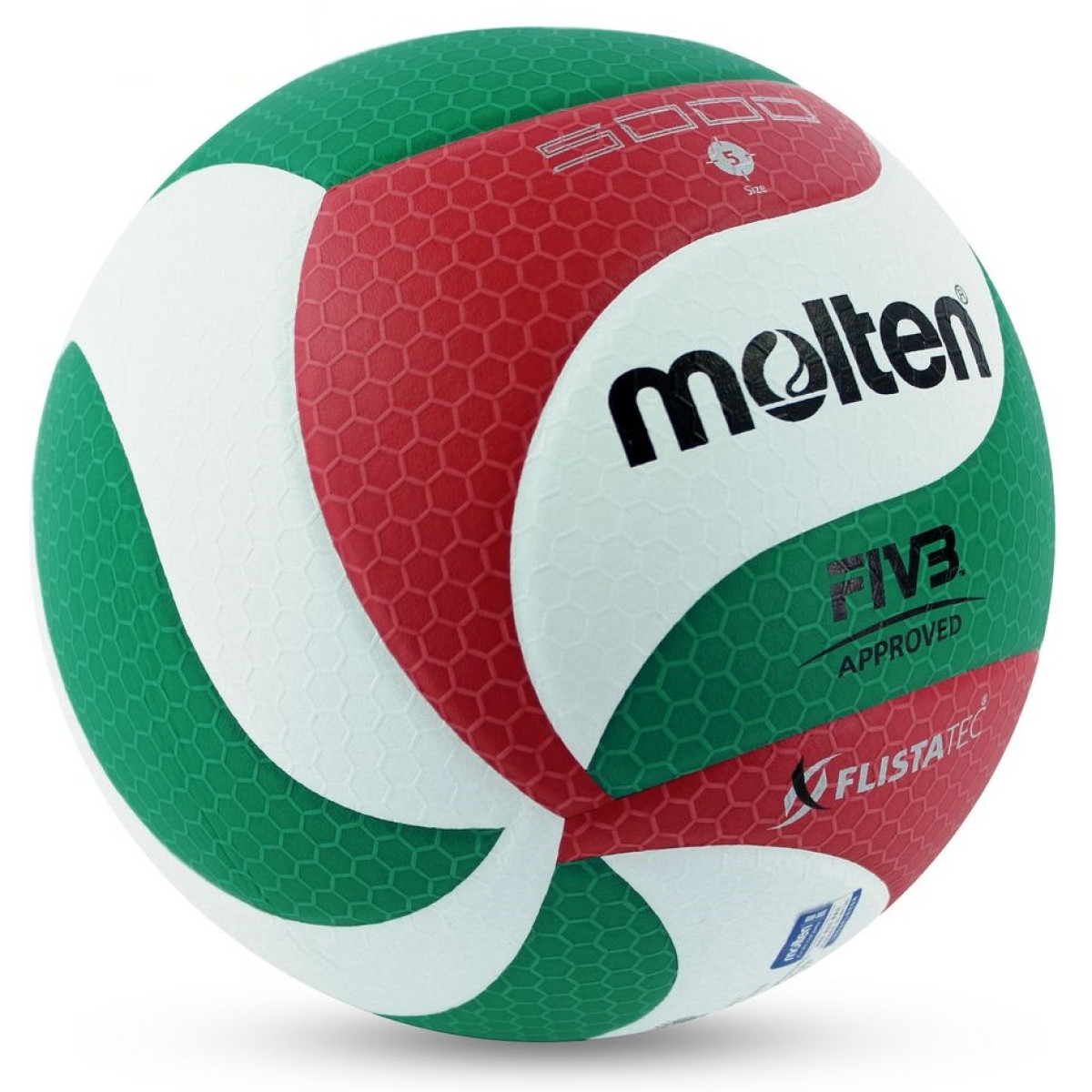 Molten Pallone da beach volley BV1500-OR colore: Bianco/Arancione/Argento 