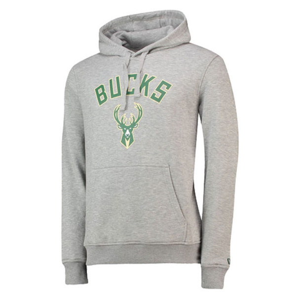 ESAURITO NEW ERA Milwaukee Bucks Team Logo - Felpa chiusa con cappuccio - 11546172