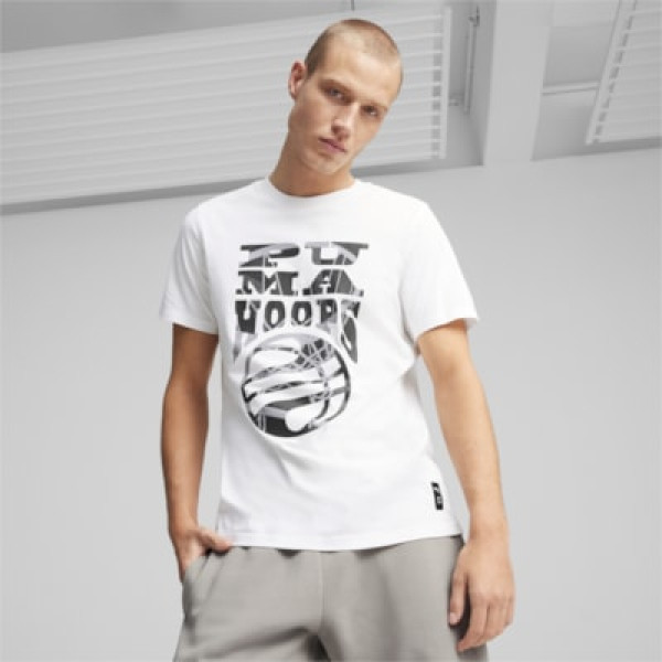 PUMA T-shirt da basket Hooper da uomo - 624827-01