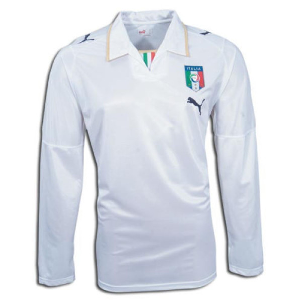 FIGC - ITALIA - Long Sleeve Away Soccer Jersey - 733921 01 - Euro 2008