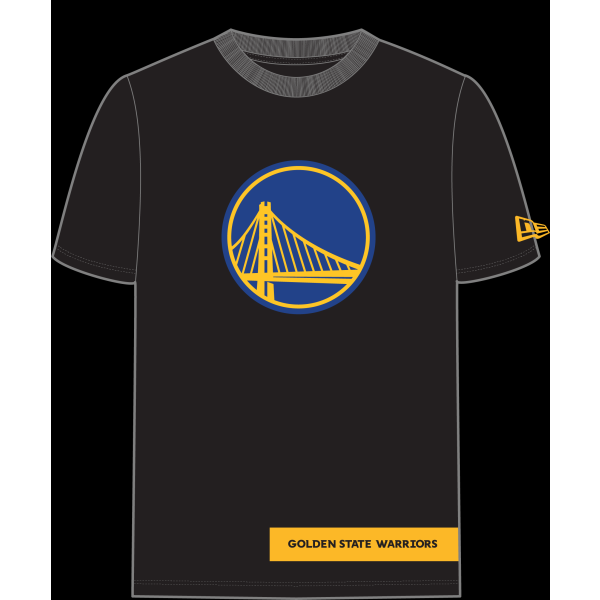 ESAURITO New Era T-Shirt Golden State Warriors Block Wordmark Tee - 12195401