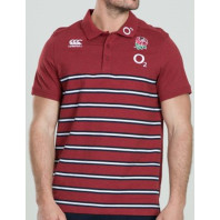 Canterbury England Cotton Jersey Stripe Polo Shirt 2020 A003265 CM9