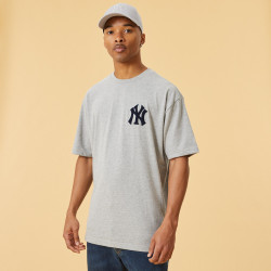 NEW ERA T-Shirt Oversize New York Yankees Heritage Grigia - 12893153