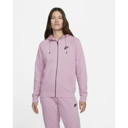 Nike Sportswear Essential Felpa in fleece con cappuccio e zip a tutta lunghezza - Donna - DX2317-522