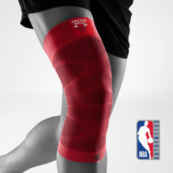 Bauerfeind - BULLS SPORTS COMPRESSION KNEE SUPPORT - BCOMPKNEESUP-RED