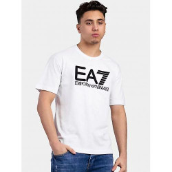 ARMANI EA7 T-shirt Logo Series in cotone con logo ricamato - 3RUT02-0100