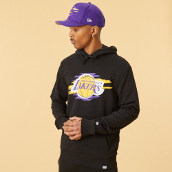 New era Felpa con cappuccio LA Lakers Tear Logo nera - 12893079