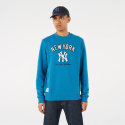 NEW ERA New York Yankees Heritage Blue Girocollo Felpa -12869878