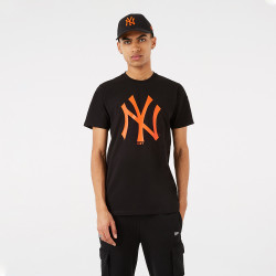 NEW ERA New York Yankees Team Logo T-Shirt Nera - 12869852
