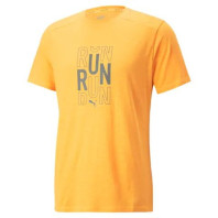 PUMA T-shirt da running a maniche corte con logo Performance da uomo - 522423-38