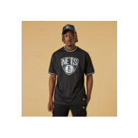 New Era T-shirt oversize con logo Brookling Nets NBA Mesh Team - 13083911