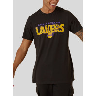 New Era T-Shirt LA Lakers NBA Wordmark Nera - 13083889