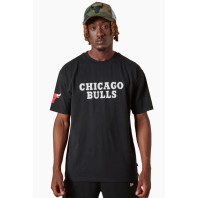 New Era T-Shirt Chicago Bulls Wordmark Nera - 13083847