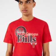 NEW ERA  Chicago Bulls NBA Throwback Graphic Red T-Shirt - 12869833
