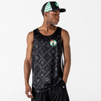 New Era Boston Celtics T Shirt/Tanktop NBA AOP Tank Black - 12195416